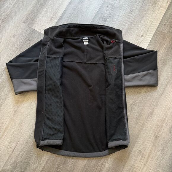 Champion Men’s Full Zip Jacket Black Gray Zipper Pockets - Picture 5 of 8